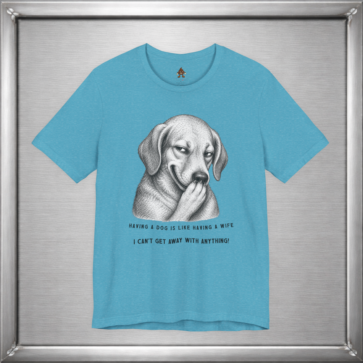 Having a Dog Is Like Having a Wife Funny Dog Owner T-Shirt
