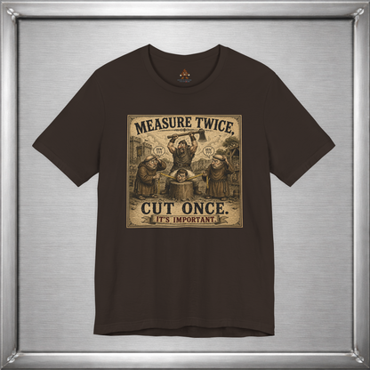 Measure Twice, Cut Once... It's Important T-Shirt