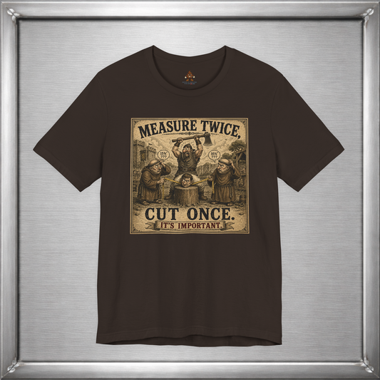 Measure Twice, Cut Once... It's Important T-Shirt