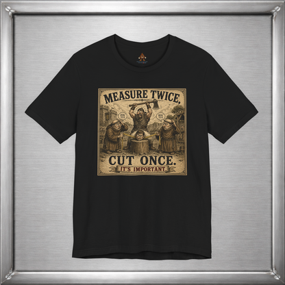 Measure Twice, Cut Once... It's Important T-Shirt