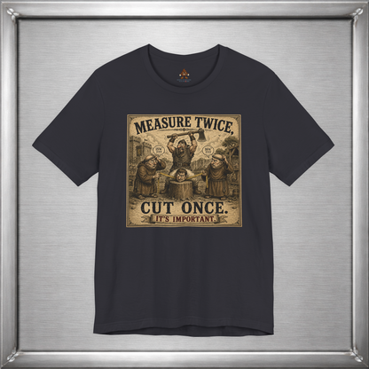 Measure Twice, Cut Once... It's Important T-Shirt