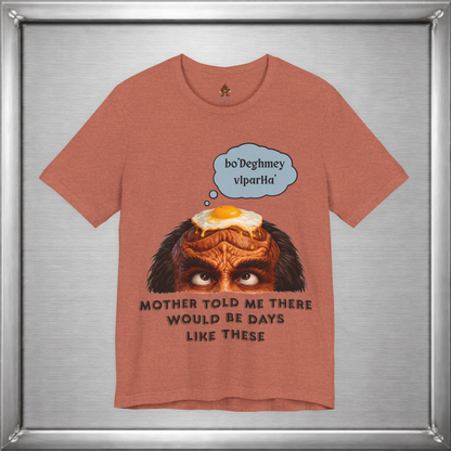 Mother Told Me There Would Be Days Like These – Funny Klingon-Inspired T-Shirt