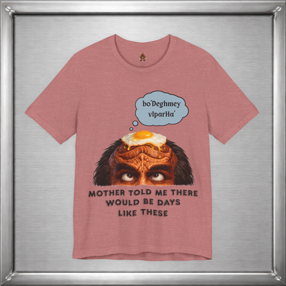 Mother Told Me There Would Be Days Like These – Funny Klingon-Inspired T-Shirt