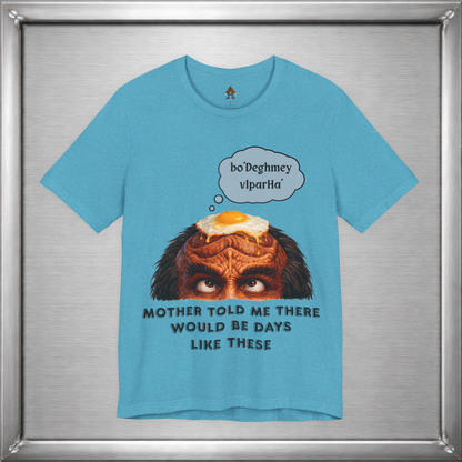 Mother Told Me There Would Be Days Like These – Funny Klingon-Inspired T-Shirt